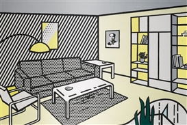 Roy Lichtenstein, Modern Room (Study)