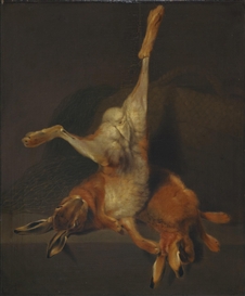 Giovanni Segantini, STILL LIFE WITH TWO HARES