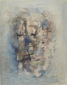 Wols, Tête Triste, belles couleurs