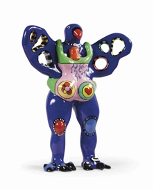 Niki de Saint Phalle, L'oiseau amoureux vase
