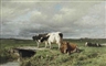 Anton Mauve, Cattle in an extensive polder landscape