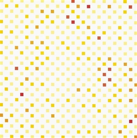 François Morellet, RÉPARTITION ALÉATOIRE DU ROUGE AU JAUNE SUIVANT PROGRESSION: 1 ...