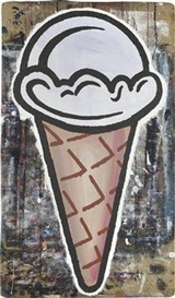 Donald Baechler, Study for Ice Cream Cone