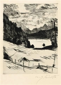 Lovis Corinth, DER WALCHENSEE (AUS: AM WALCHENSEE)