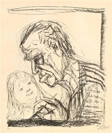 Otto Dix, SELBSTBILDNIS MIT ENKELKIND