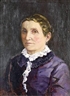 Karl Hagemeister, ÄLTERE DAME (WOHL BILDNIS DER MUTTER)