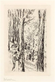 Max Liebermann, FRÜHLING IM GRUNEWALD