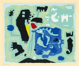 Willi Baumeister, GRÜN - KOMPOSITION IN GRÜN