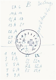 Joseph Beuys, UNTITLED (WELTPOSTKARTE)