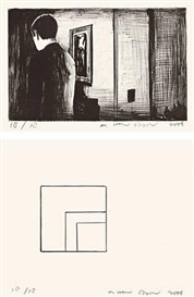 Marcel van Eeden, 2 WORKS: UNTITLED