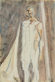 Max Gubler, Study for a standing male figure