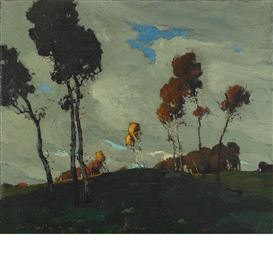 Jonas Lie, Autumn Sunset