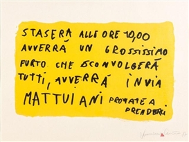Maurizio Cattelan, IL FURTO