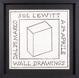 Sol LeWitt, WALL DRAWINGS, (working drawing for wall drawings)