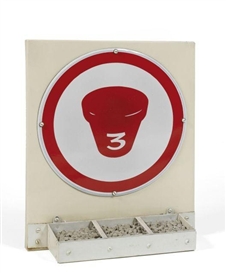 Jean-Pierre Raynaud, SIGNAL POT AVEC CAILLOUX