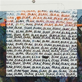 Mel Bochner, 2 Works: Blah Blah Blah; Background Noise