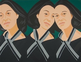 Alex Katz, Grey Ribbon