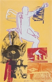 Robert Rauschenberg, Portrait of Merce