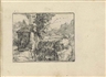 Hendrick Goltzius, Landscape with a Waterfall (not in Nagler, Bartsch or Hollstein)