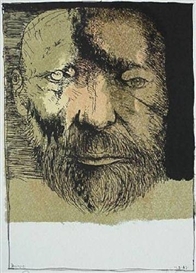 Leonard Baskin, Self-Portrait