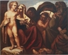Emile Bernard, "Sainte Famille" -. Den heliga familjen med Johannes döparen och Elisabeth