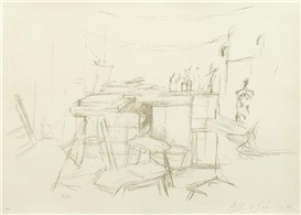 Alberto Giacometti, L'atelier aux bouteilles