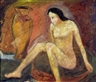 Willi Baumeister, Seated nude