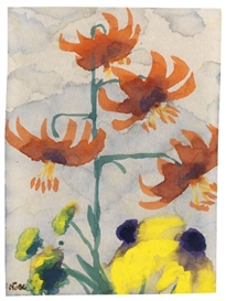 Emil Nolde, Türkenbundlilien und Rudbeckien