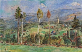 Hans Purrmann, Schlesische Landschaft