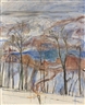 Hans Purrmann, Blick auf Agno im Winter