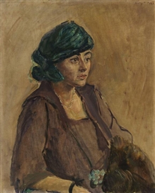 Max Slevogt, Damenbildnis