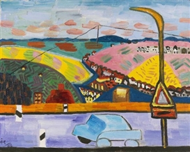 Ida Kerkovius, Landschaft bei Stuttgart