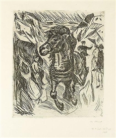Edvard Munch, Galloping Horse (Galoperende hest/Galoppierendes Pferd)