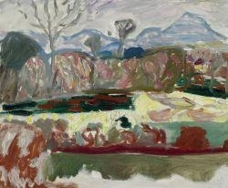 Max Gubler, Limmat valley landscape, Unterengstringen