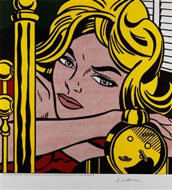 Roy Lichtenstein, BLONDE WAITING