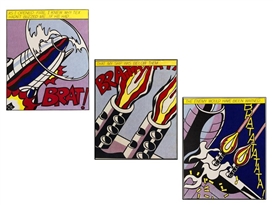 Roy Lichtenstein, TRIPTYCHON: AS I OPEND FIRE