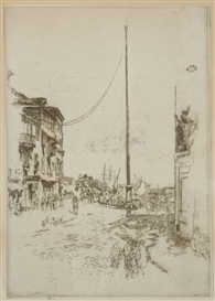 James McNeill Whistler, The Little Mast, Venice