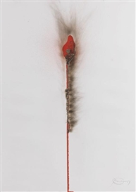 Otto Piene, Feuergouache