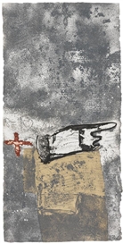 Antoni Tàpies, Ma i Creu Sobre Gris