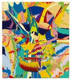 Damien Hirst, Beautiful Flora Lunacy Painting