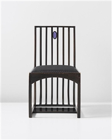Charles Rennie Mackintosh, Side chair, designed for the drawing room, Hous’Hill, Catherine Cranston’s residence, Nitshill, Glasgow