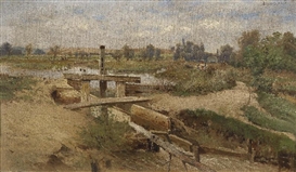 Theodor von Hörmann, Hungarian Landscape