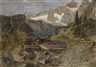Theodor von Hörmann, Gosaumühle with the Dachstein
