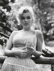 Sam Shaw, Marilyn Monroe (in polka dot dress)