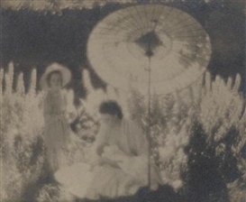 Edward Steichen, Mrs. Steichen and the Steichen Children, Voulangis, France