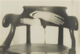 Man Ray, UNTITLED (HANDS AND CHAIR)