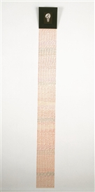 Annette Messager, LES LIGNES DE LA MAIN (PEUR)