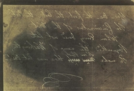 William Henry Fox Talbot, A STANZA FROM ;ODE TO NAPOLEON IN LORD BYRONS HAND