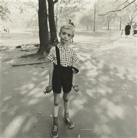 Diane Arbus, Neil Selkirk, CHILD WITH A TOY HAND GRENADE IN CENTRAL PARK, N. Y. C