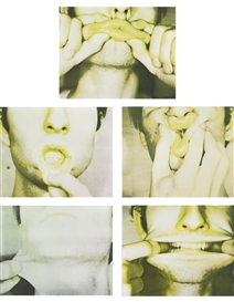 Bruce Nauman, STUDIES FOR HOLOGRAMS (A-E)
